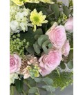 Acercamiento Ramo Amor Infinito Rosas y Hortensias