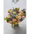 Ramo Aurora Rosas Pink Mondial y Toques Silvestres